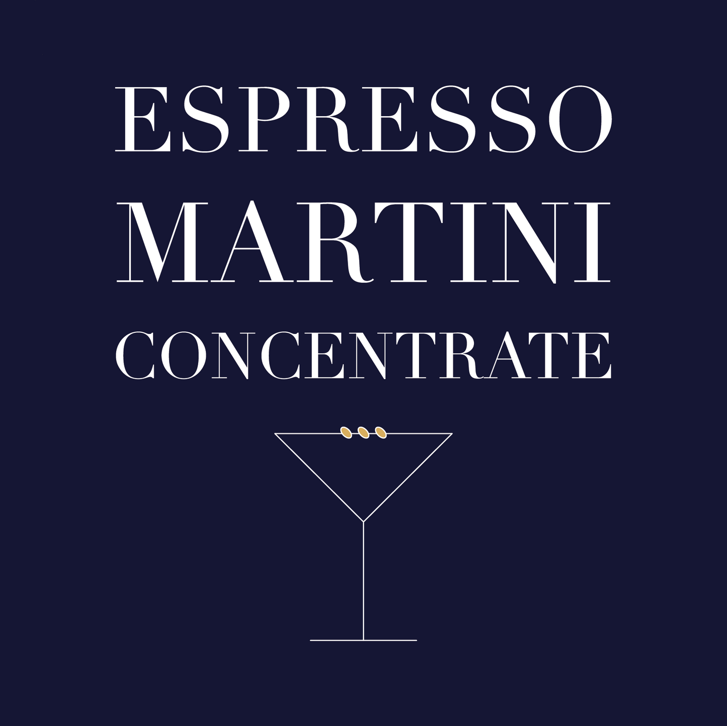 Espresso Martini Concentrate